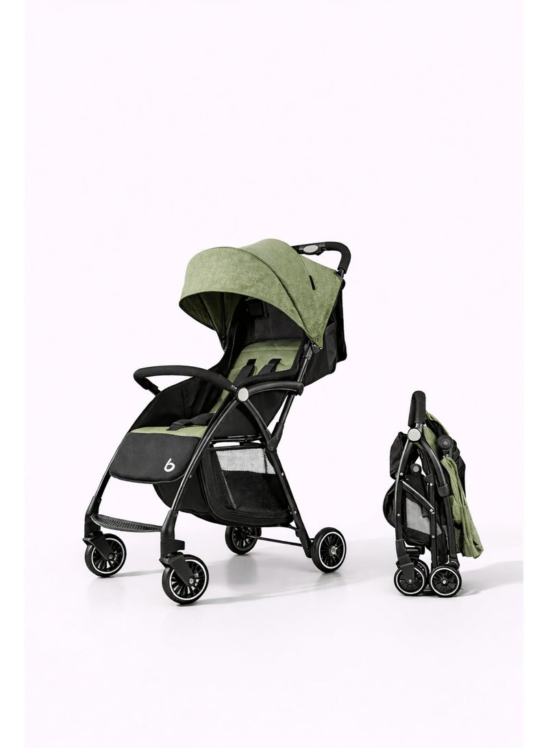 baobaohao Lightweight Triple-Fold Baby Stroller A10 - Compact, Reclining Seat, Hollow Back Support, Travel-Friendly - 0-36 Months - Image 1