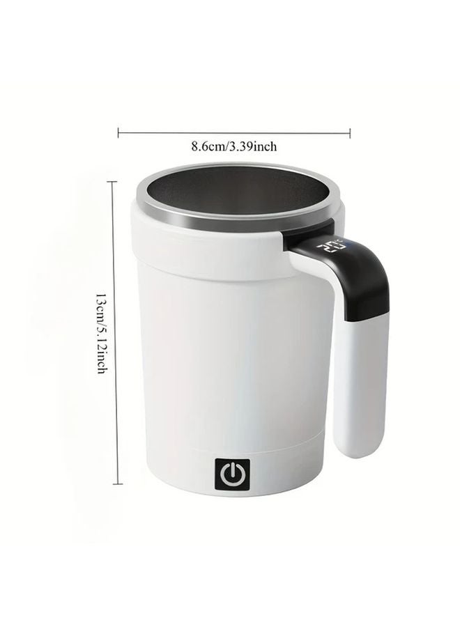 كوب خلط القهوة الكهربائي القابل لإعادة الشحن عبر USB، أرجواني، بشاشة عرض درجة الحرارة القابلة للفصل، محمول - Image 2