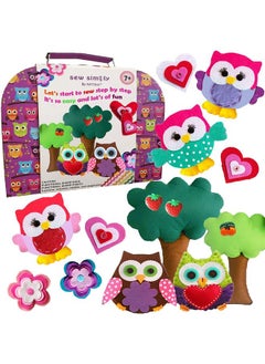 Owl Themed Kids Sewing Kit With Booklet, Stencil & Travel Case - pzsku/Z71BC8406B79407711B78Z/45/_/1734348142/5fa9b7dd-14d7-4535-922b-ab56b04662d1