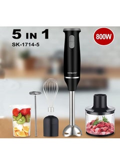 sokany 5 in 1 Hand Blender & Food Mixer - 800 Watt  - Image 4