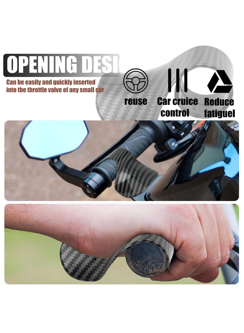 2Pcs Cruise Throttle Assist Handlebar Motorcycle Cruise Control Wrist Throttle Assist Rest Control Handlebar Grip Motorcycle Accessories for Motorcycles Scooters Electric Bike - Image 3