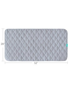 Waterproof Crib Mattress Protector Pad Cover 2 Pack 28" x 52", Anti Slip & Absorbent Waterproof Bed Pads for Standard Crib/Toddler Bed Quilted Machine Washable (Quilted Improved Thickness) Grey - pzsku/Z71BCAA00E9584FE5B52FZ/45/_/1737030770/77ca4155-d594-416d-a3b9-c9bbe8267a22