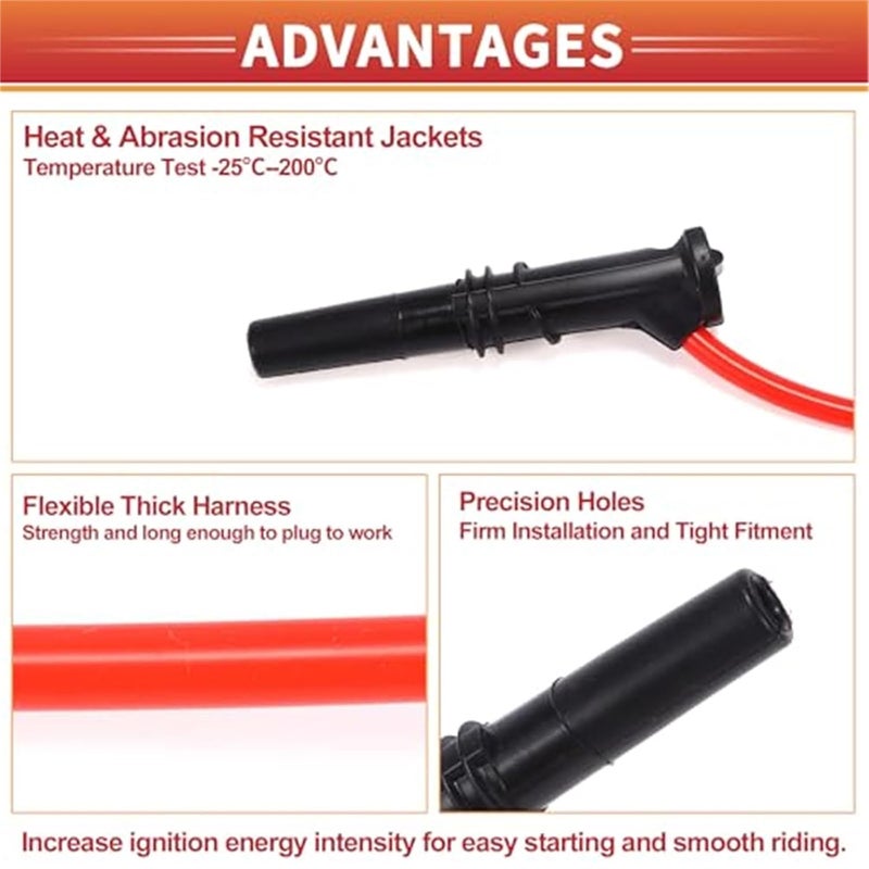 Vuzmode Ignition Coil Harness Cable Set for Ford - Image 3