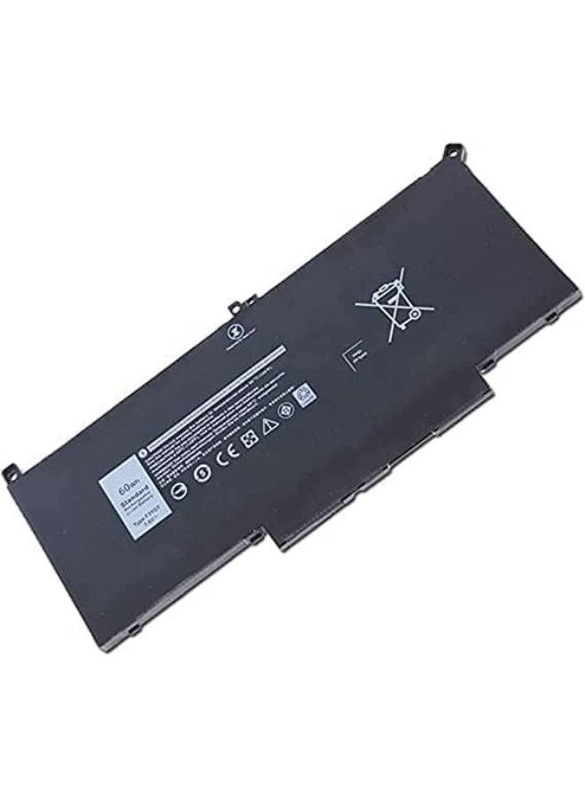 New F3YGT (60WH) Battery For Dell Latitude (7280 7290 7380 7390 7480 7490 E7280) Series, Replace - Image 2