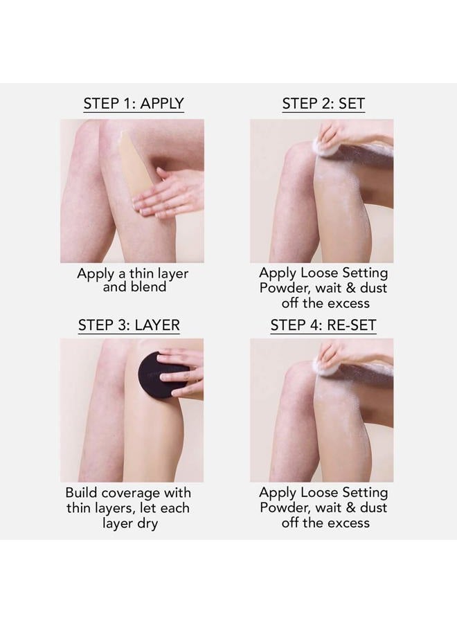 Dermablend أساس مكياج الجسم والساقين مع SPF 25، 10N عاجي فاتح، 3.4 أونصة سائلة. - Image 5