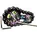 Bitopbi Stainless Steel Sprocket Fidgets Chain Fidget Cube Gears Linkage Bike Chain Novelty Fidget Block Kinetic Desk Toy Metal EDC Focus Meditation Break Bad Habits ADHD ColorfulBlack - Image 2