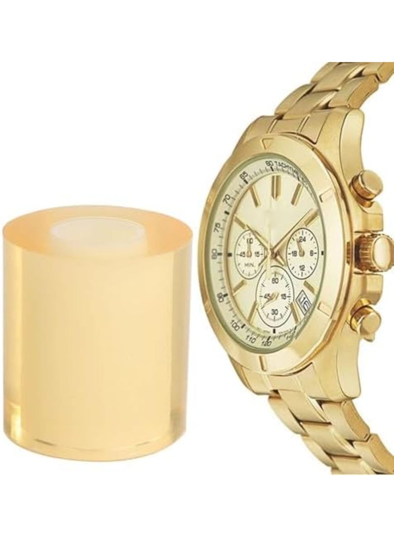 SYOSI PVC Anti-Static Watch Screen Protector 8cm/3.2in, Durable Protective Film for Watch and Jewelry Surfaces, Scratch-Resistant and Easy to Apply, Clear and Reliable - Image 1