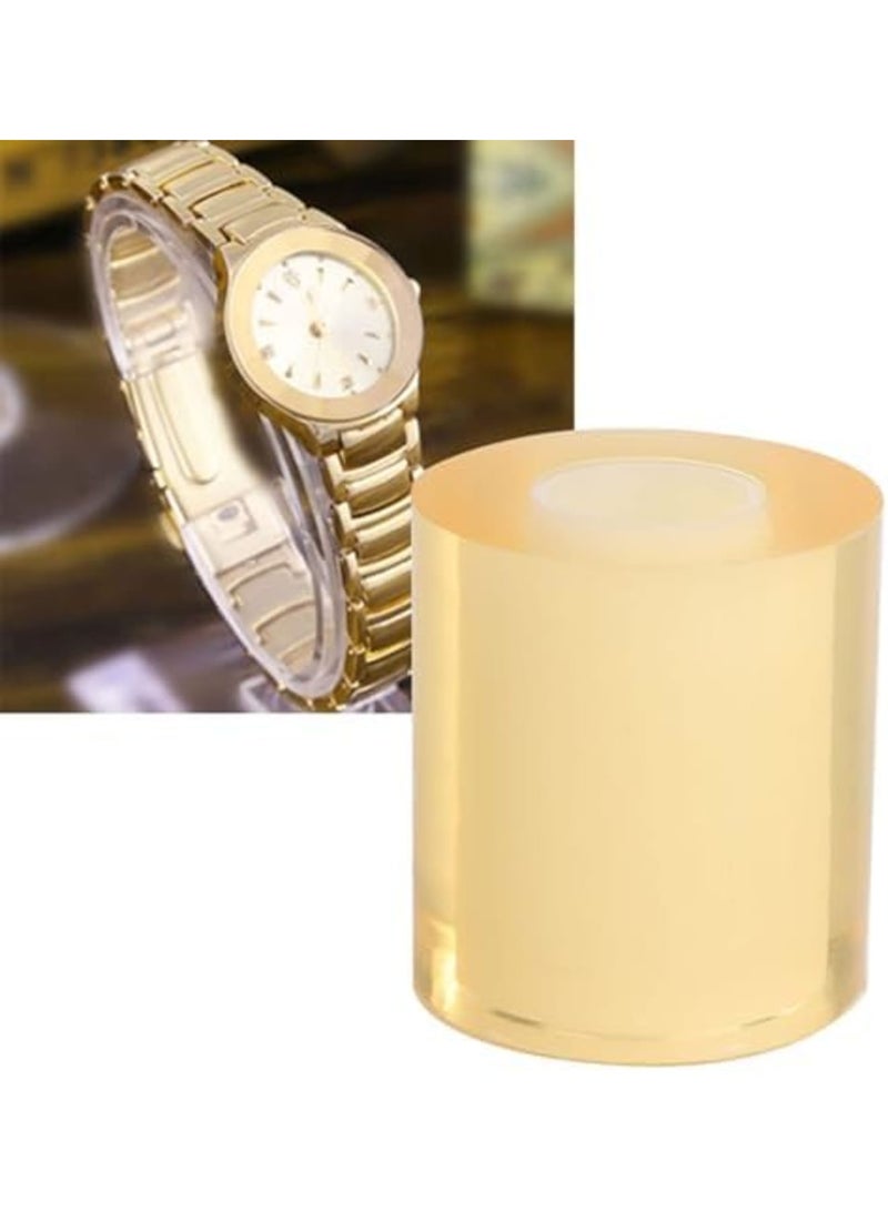 SYOSI PVC Anti-Static Watch Screen Protector 8cm/3.2in, Durable Protective Film for Watch and Jewelry Surfaces, Scratch-Resistant and Easy to Apply, Clear and Reliable - Image 3