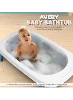 BAYBEE Baybee Avery Foldable Baby Bath Tub for Kids, Baby Bath Seat with Soft Cushion & Drainer, Kids Bathtub for Baby with Non-Slip Base, Kids baby bath tub for 0 to 2 years Old  - Image 2