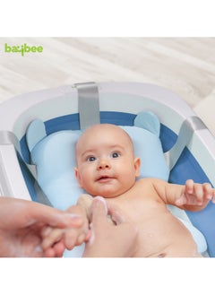 BAYBEE Baybee Avery Foldable Baby Bath Tub for Kids, Baby Bath Seat with Soft Cushion & Drainer, Kids Bathtub for Baby with Non-Slip Base, Kids baby bath tub for 0 to 2 years Old  - Image 3