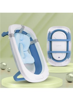 BAYBEE Baybee Avery Foldable Baby Bath Tub for Kids, Baby Bath Seat with Soft Cushion & Drainer, Kids Bathtub for Baby with Non-Slip Base, Kids baby bath tub for 0 to 2 years Old  - Image 1