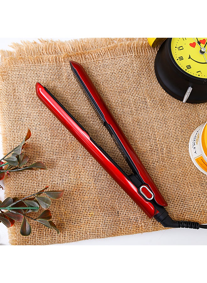 KRYPTON Ceramic Hair Straightener Red 750grams - Image 5