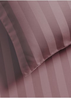 Master Home Textile Single Microfiber Sheet Set,  Single Size 2 Pieces, Hotel Stripes Design  - Image 4