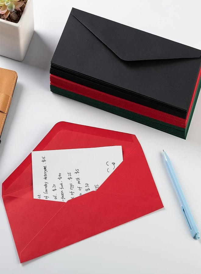 Wishop 50 Pack #10 Business Envelopes Standard V Flap Invoices Envelopes for Office Checks, Business Letterhead, Letter Mailing 4.13 x 9.49 Inches (Red) - Image 5