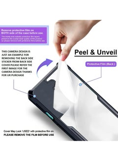 Generic Honor X6b 4G Case Cover, Ultra-Thin Lightweight Cover Soft TPU Bumper, Acrylic Clear Back Mobile Phone Case Cover For Honor X6b 4G, Black  - Image 3