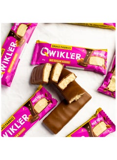 Snaq Fabriq Qwikler Bar with Marzipan No Sugar Added 12x35g  - Image 2