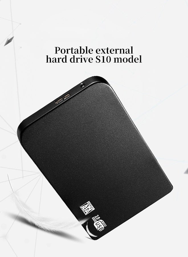 قرص صلب خارجي محمول بسعة 5 تيرابايت، USB 3.0 عالي السرعة، SATA، نقل بيانات فائق السرعة، توصيل وتشغيل فوري، متوافق مع Windows وMac OS وLinux، تصميم أسود نحيف لأجهزة الكمبيوتر واللابتوب والمكتبي - Image 2