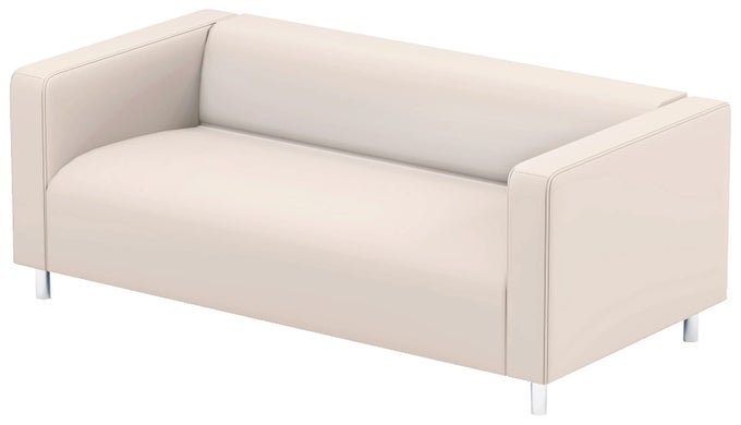 The Klippan Loveseat Cover Replacement is Custom Made Compatible for IKEA Klippan Loveseat Slipcover A Sofa Cover Replacement Cover Only Light Polyester Beige