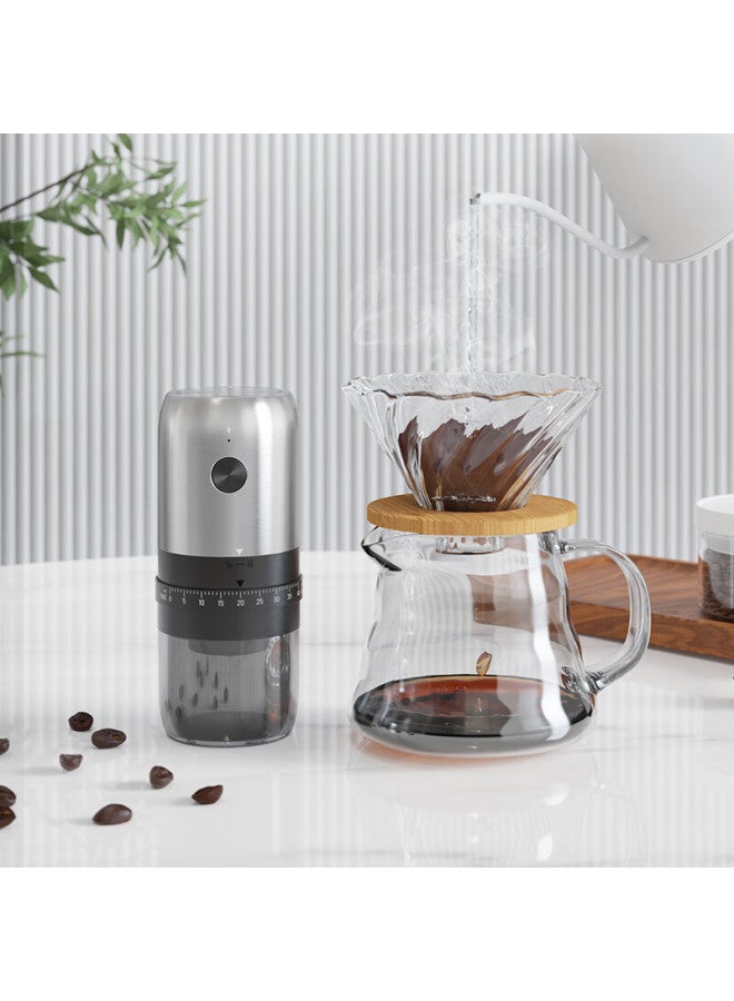 Cliton Electric Coffee Grinder, Portable Manual Coffee Grinder, Automatic Coffee Bean Grinder - Image 1