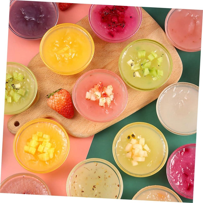 Glass Custard Bowls 2 Pack 6X6X3CM for Ice Cream Salad Fruits Snacks Dessert - Image 3