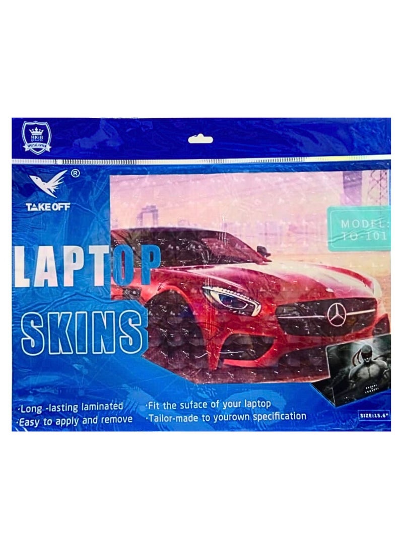 TAKEOFF Laptop Skin Protector Sticker  Size 15.6 - Image 1