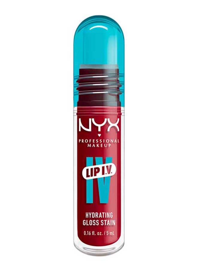 NYX PROFESSIONAL MAKEUP - Lip Iv Hydrating Gloss Stain Lip Gloss Up To 12Hr Hydration High Pigment Wet Shine Finish Red-Y.Set.Wet - Image 1