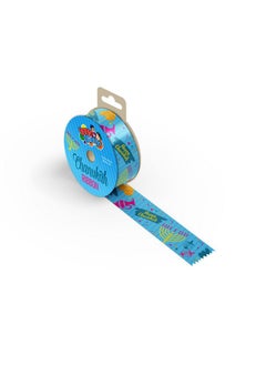 Izzy 'n' Dizzy Hanukkah Gift Wrap Ribbon - Blue Nylon Wrapping Paper Ribbon - 25Mm X 3Mm  - Image 3