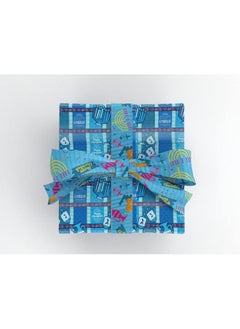 Izzy 'n' Dizzy Hanukkah Gift Wrap Ribbon - Blue Nylon Wrapping Paper Ribbon - 25Mm X 3Mm  - Image 4