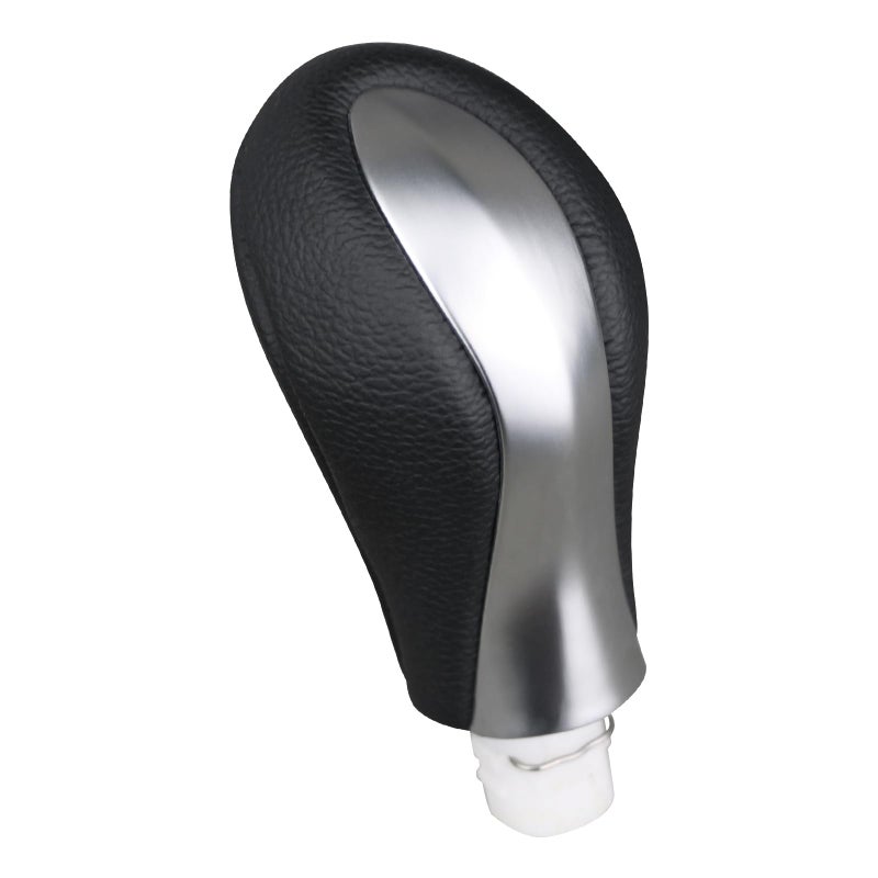 Gear Shift Knob for Automatic Transmission Gear Shifter Silver Compatible with Infiniti Q50 2013 2014 2015 2016 2017 Replaces 349104GA0A