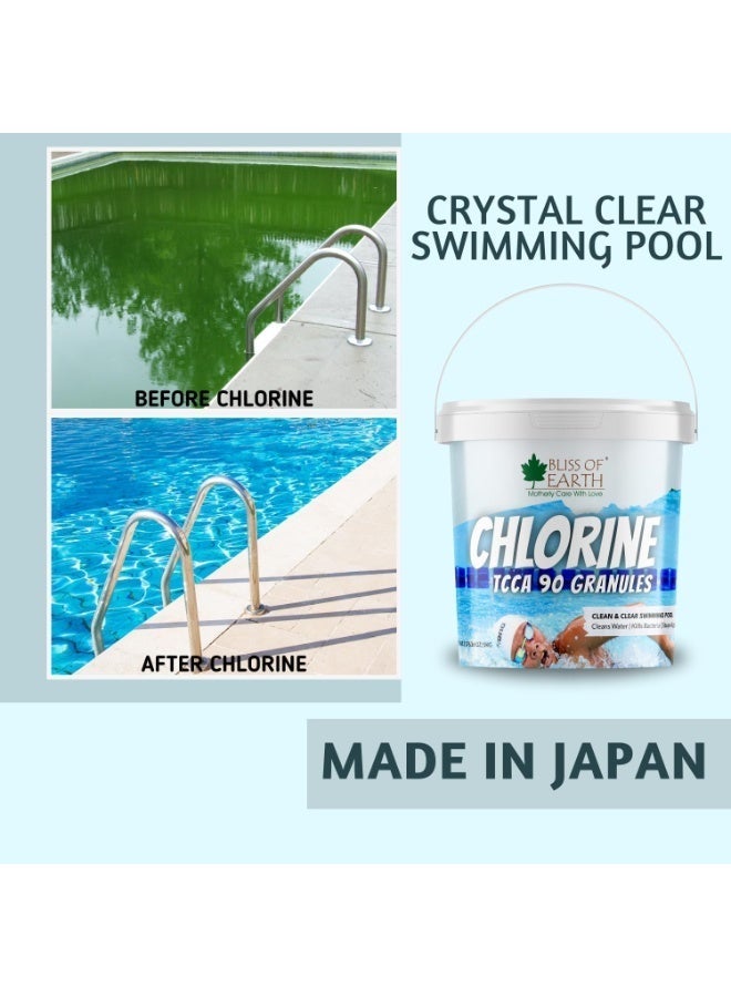 بليس اوف ايرث حبيبات الكلور لحمامات السباحة تقضي على البكتيريا وتمنع نمو الطحالب – 5 كجم - Image 4