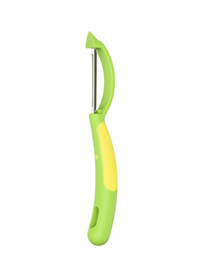 Kuhn Rikon Serrated Piranha â€œSwivelâ€ Peeler 7.25â€ Green