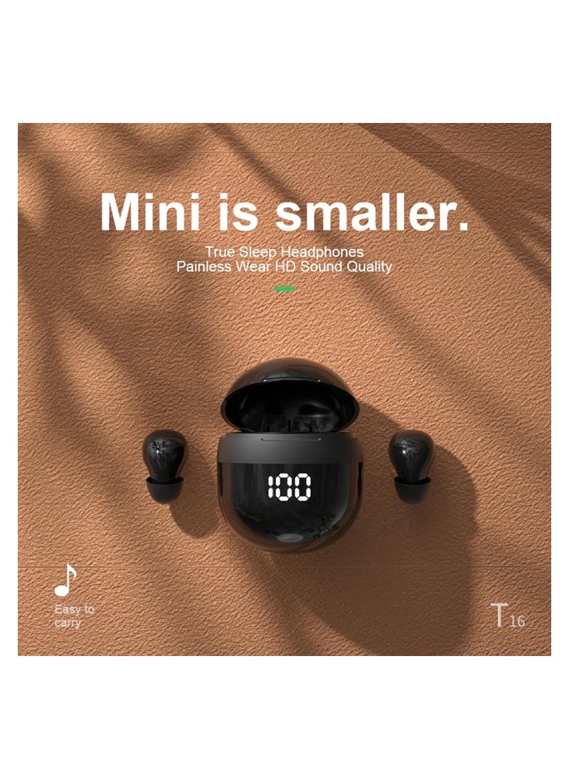 SYOSI - Invisible Mini Earbuds Wireless Bluetooth, Low Profile Micro Smallest Tiny Discreet Hidden Earbuds for Work, Small Headphones, Invisible Sleep Wireless Earphone, IPX5 Waterproof for Small Ear Canals - Image 1