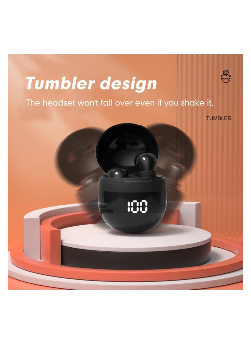 SYOSI - Invisible Mini Earbuds Wireless Bluetooth, Low Profile Micro Smallest Tiny Discreet Hidden Earbuds for Work, Small Headphones, Invisible Sleep Wireless Earphone, IPX5 Waterproof for Small Ear Canals - Image 1
