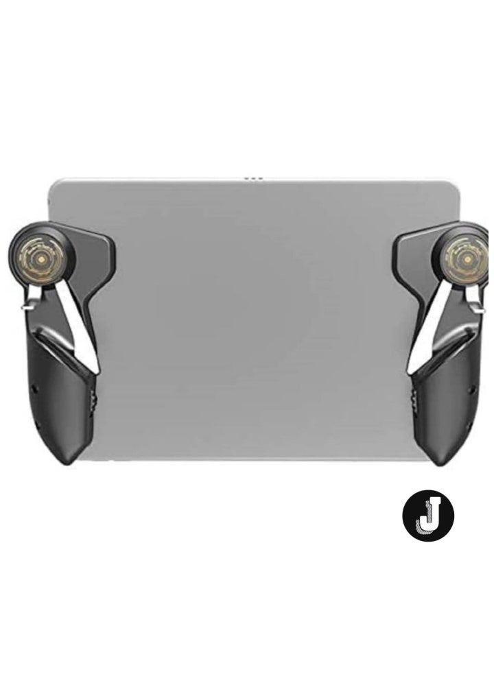 JAJEEK Mobile PUBG Game Controller – Six-Finger Game Joystick Handle with L1R1 Shooter Trigger for iPad & Tablet  - Image 2