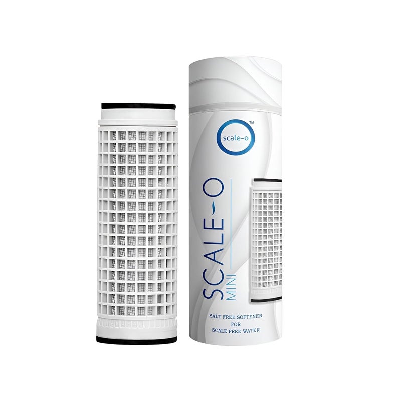 Scale-O Mini Water Softener | Whole House | For 500L Tank | Upto 4 People | 500 Litres/Day Usage | Reduces Hairfall, Hard Water & Scaling Problems | 6-8 Months Life | Softens 1 Lac Litres - Image 1
