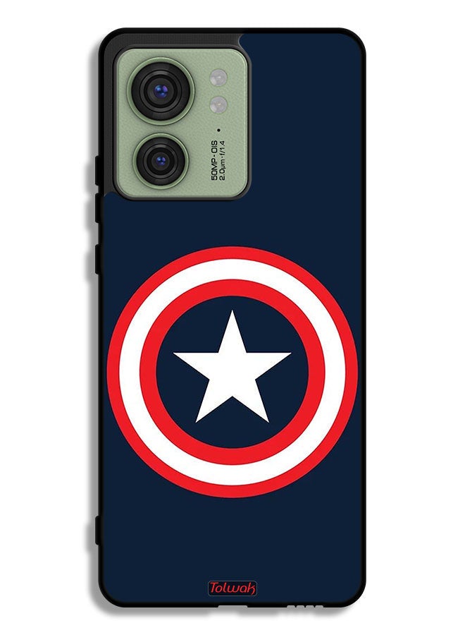 Tolwak Motorola Edge 40 Protective Case Cover Captain America - Image 1