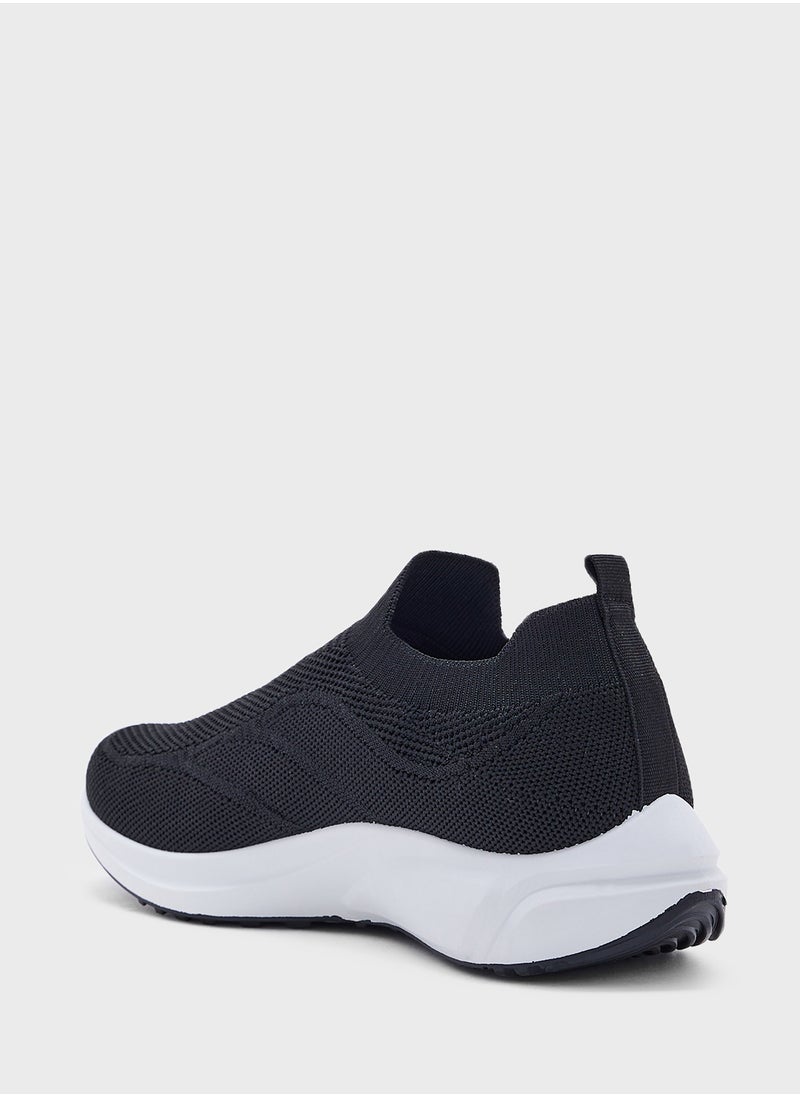 Ginger - Fy Knit Slip On Comfort Shoes - Image 1