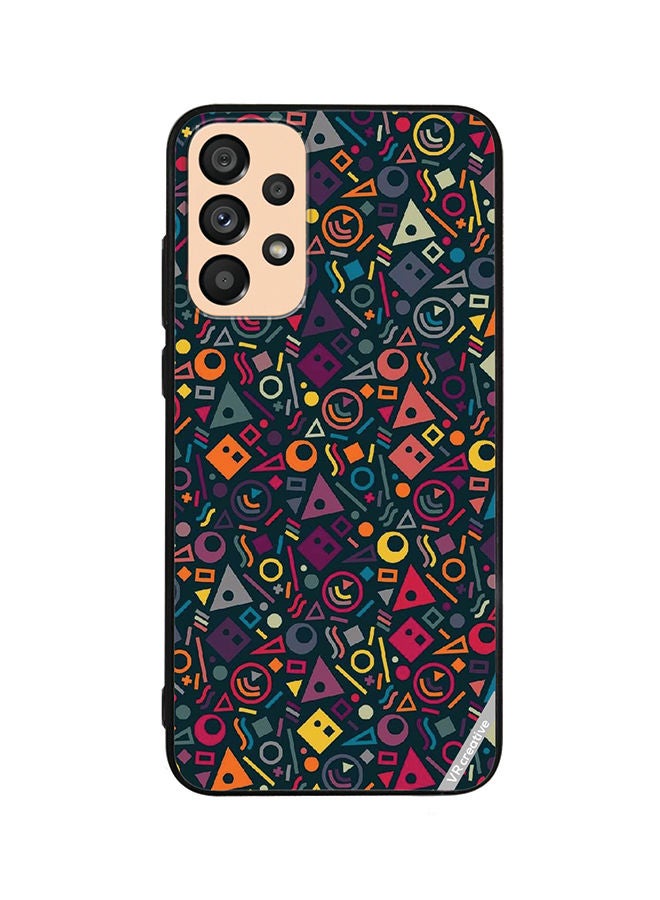 VR CREATIVE Protective Case Cover For Samsung Galaxy A53 5G Shapes Design Multicolour - Image 1