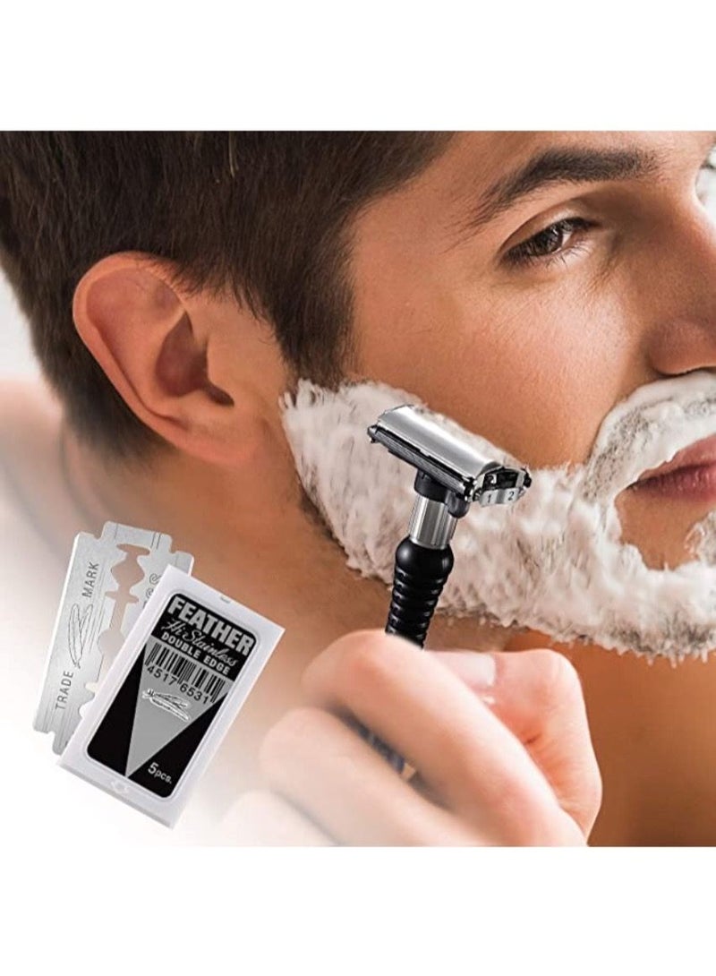 Feather 3 Packs Of Double Razor Blades - Image 2