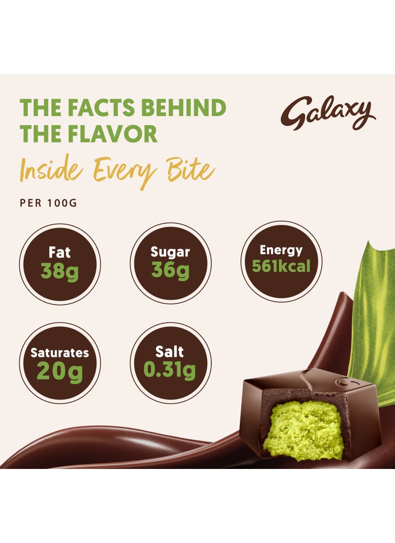 Galaxy Pistachio Kunafa Dark Chocolate 90g - Image 4