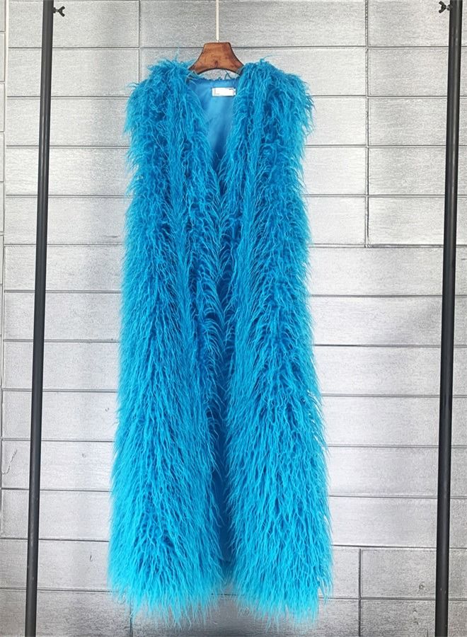 Loquat Extended Faux Fur Warm Vest  - Image 1