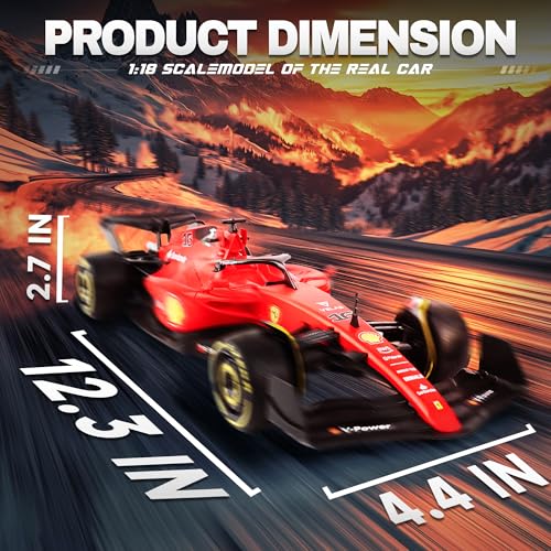 BEZGAR 118 Ferrari F1 75 Remote Control Car 24GHz RC Race Car with Authentic Livery DIY Body Stickers Officially Licensed F1 for Kids Enthusiasts Ferrari RC - Image 5