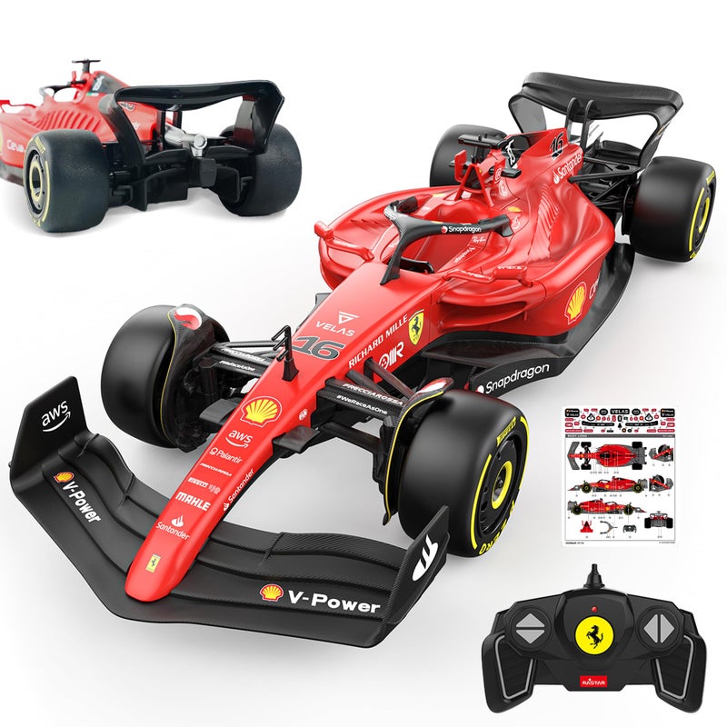 BEZGAR 118 Ferrari F1 75 Remote Control Car 24GHz RC Race Car with Authentic Livery DIY Body Stickers Officially Licensed F1 for Kids Enthusiasts Ferrari RC - Image 3