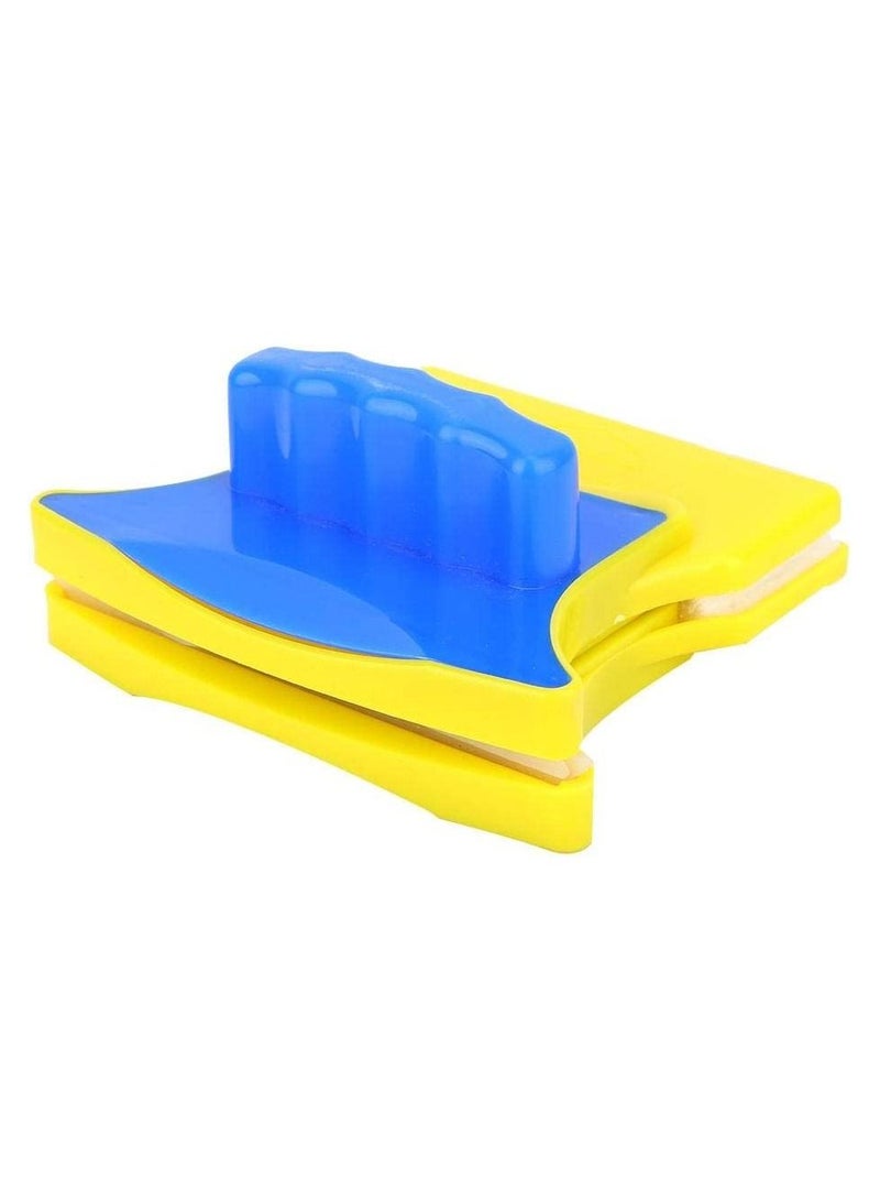 Magnetic Double Sided Glass Window Cleaner Blue/Yellow - Image 4