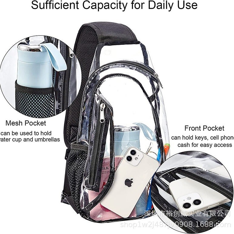 Women's PVC Shoulder Bag - Image 3