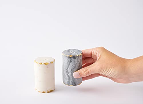 mud pie Marble Salt And Pepper Set - Image 5