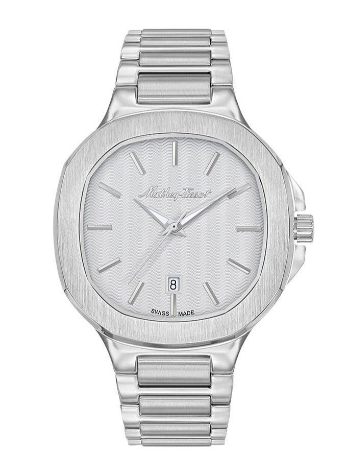 Mathey-Tissot Evasion White Dial Stainless Steel Men's Watch H152AI  - Image 1