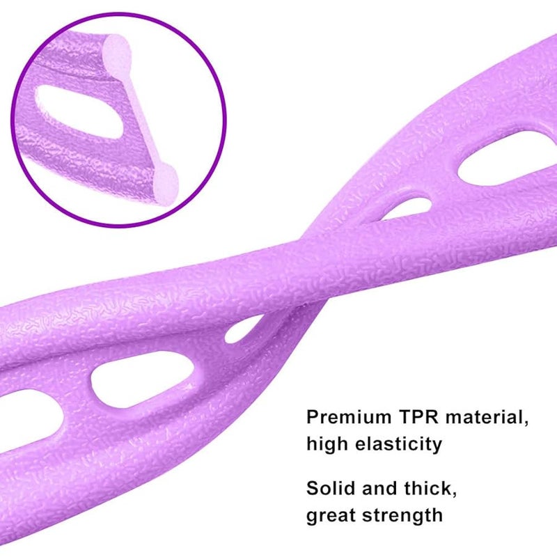 ايكوتو Yoga Pedal Resistance Band Elastic Pull Rope Fitness Sit-up Exercise Equipment at Home Gym Arm Abs Workout Equipment Leg Stretching Equipment - Image 2
