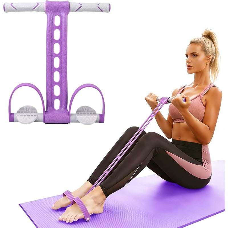 ايكوتو Yoga Pedal Resistance Band Elastic Pull Rope Fitness Sit-up Exercise Equipment at Home Gym Arm Abs Workout Equipment Leg Stretching Equipment - Image 1