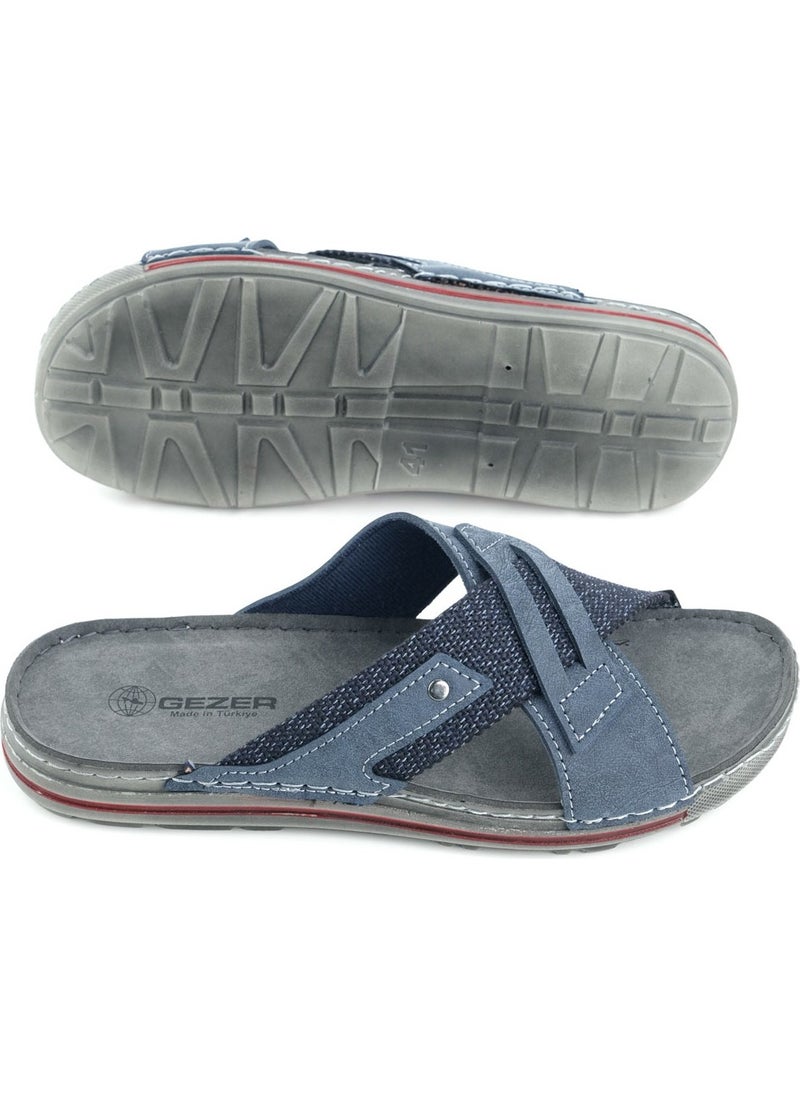 Gezer Summer Men's Artificial Leather Casual Slippers  - Image 5